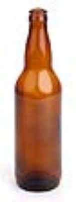 Amber Beer Bottles - 22 oz.