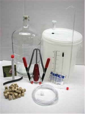 Basic / Starter Wine Making Equipment Kit - GLASS