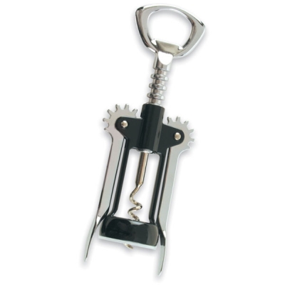 Wing Corkscrew - Deluxe Chrome & Black