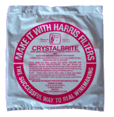 Vinbrite / Crystalbrite Filter Pads