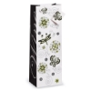 Wine Bottle Gift Bag - Urban Garden, Black & White