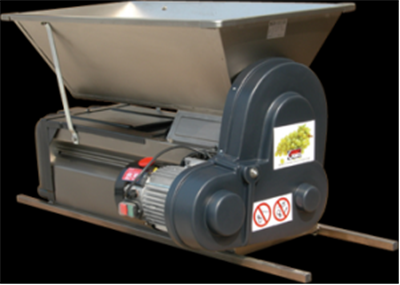 Grape Crusher Destemmer - Electric with Stainless Finish 