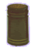 Green Shrink Capsules with Gold Stripes - 30 Pack