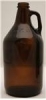 Glass Jug, Amber - 1/2 Gal. 