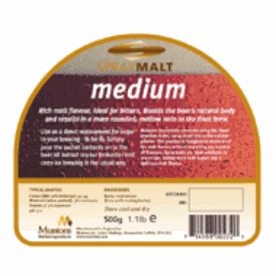 Muntons Amber Dry Malt Extract - 1 Lb