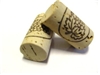 Wine Corks - Logo, Natural Grade 3, #9 x 1.75 - 100 Pack