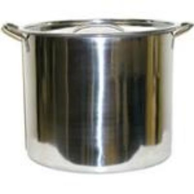Brew Pot with Lid - 20 Quart Stainless Steel