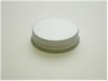 Screw Caps, White Metal, Polyseal 38mm - 1 Ea
