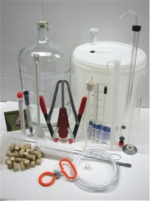 Superior / Winemaker's Wine Making Equipment Kit - PLASTIC