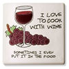 Trivet - I Love to Cook With Wine...