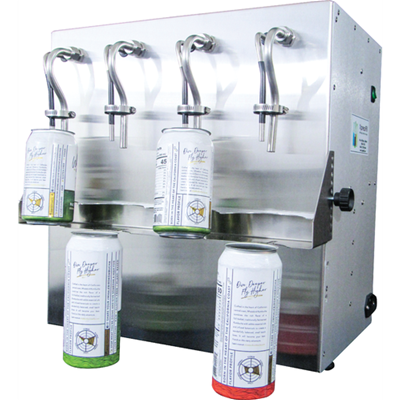 Carbonated Beverage Open Can Filler (2 or 4 Spout)