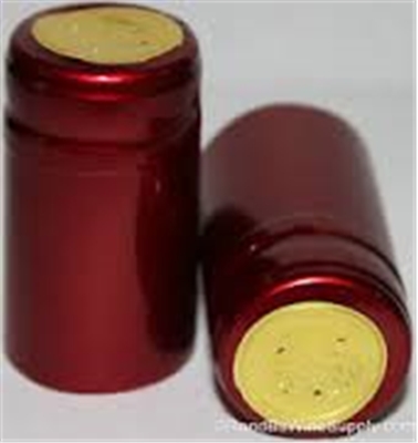Ruby Red Shrink Capsules w/ Gold Top - 30 Pack