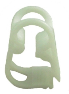 Siphon Hose Shut Off Clamp -  White Plastic Fits 1/2" Hose