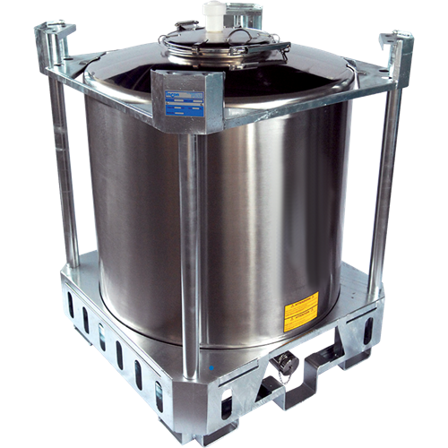 Jacketed, Variable Capacity, Conical Bottom Tanks 1,000 to 2,150 Liter