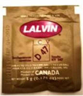Lalvin Wine Yeast ICV D-47, 5g