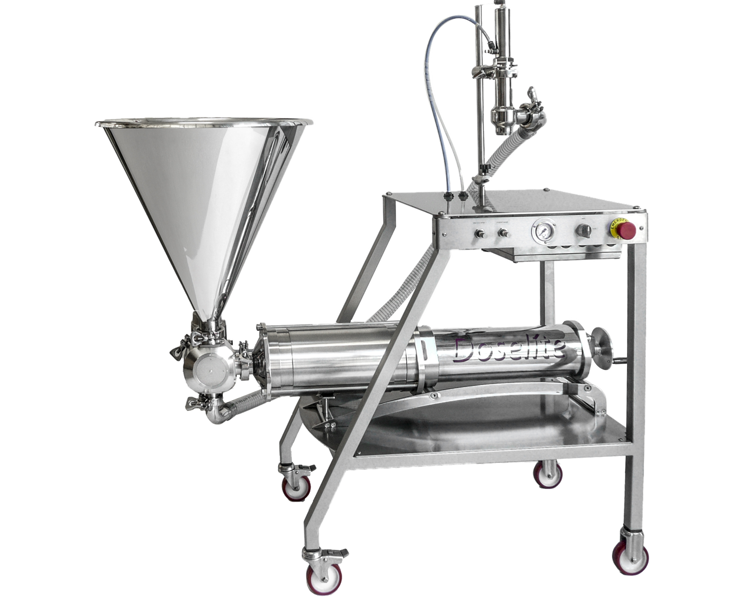 Volumetric Piston Filler (50-1300 ml) - Pneumatic (Carted)