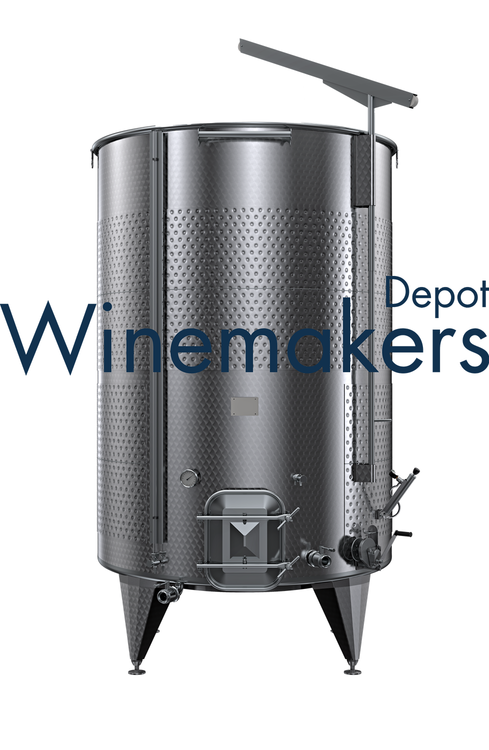 Jacketed, Variable Capacity, Conical Bottom Tanks 1,000 to 2,150 Liter